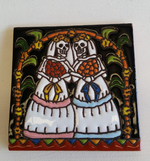 Tile 2 Brides Day of the Dead