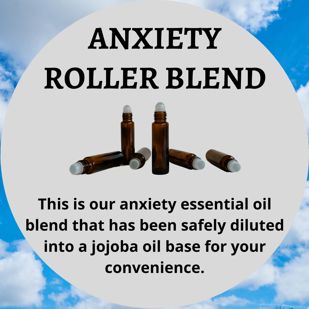 Anxiety Essential Oil Blend - Roller Bottle - 15ml